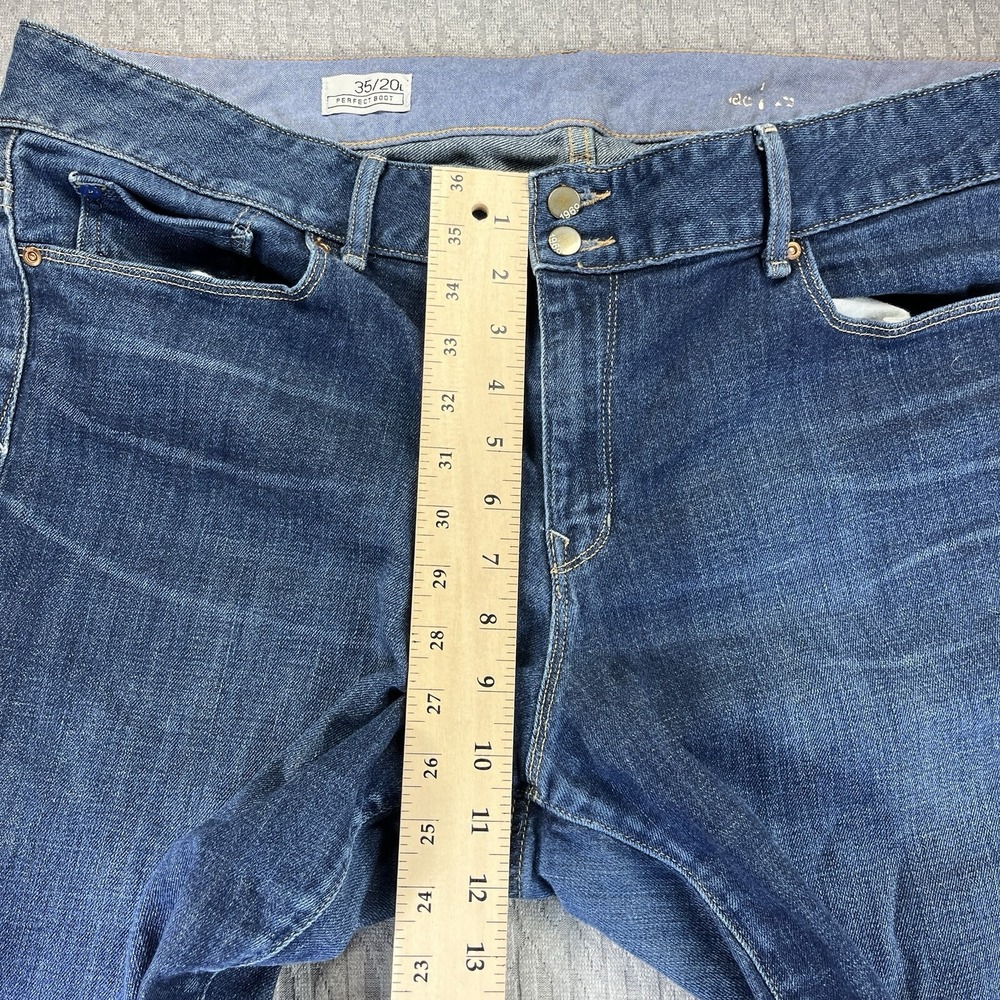 Gap Perfect Boot Jeans Women 35/20L Blue Medium Wash Stretch Denim - Picture 4 of 10